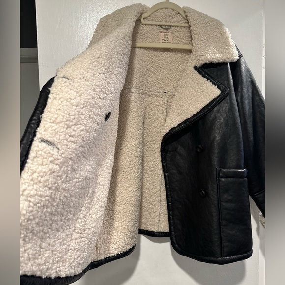 FREE PEOPLE 
Kaja Vegan Bonded Peacoatblack🖤 - Picture 8 of 13